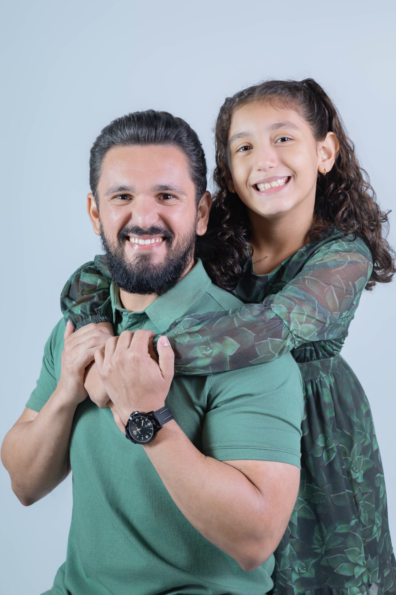 Jeferson Brito e sua filha
